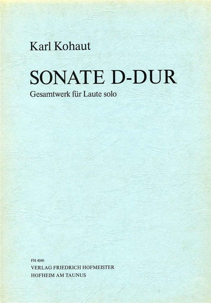 Sonate D-Dur